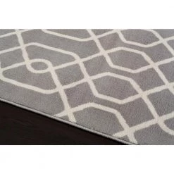 Modern Trellis Pattern Gray 8 ft. x 9 ft. Area Rug by World Rug Gallery 13 Modern Trellis Pattern Gray 8 ft. x 9 ft. Area Rug by World Rug Gallery -Shaw stor online gray world rug gallery area rugs 9105 gray 7 6 x 9 5 66 1000