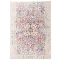 Bohemian Vintage Oriental 5 ft. x 7 ft. Gray Area Rug by World Rug Gallery