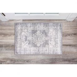 Vintage Distressed Traditional Design 2 ft. x 3 ft. Gray Area Rug by World Rug Gallery -Shaw stor online gray world rug gallery area rugs mon834gray2x3 31 1000