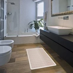 Chevron Boho Gray 18 in. x 30 in. Anti-Fatigue Standing Mat by World Rug Gallery -Shaw stor online gray world rug gallery kitchen mats 1005gray18x30 1f 1000