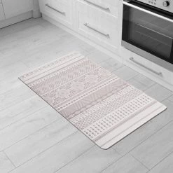 Geometric Boho Gray 18 in. x 30 in. Anti-Fatigue Standing Mat by World Rug Gallery 11 Geometric Boho Gray 18 in. x 30 in. Anti-Fatigue Standing Mat by World Rug Gallery -Shaw stor online gray world rug gallery kitchen mats 1007gray18x30 31 1000