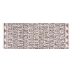Contemporary Geometric Gray 18 in. x 47 in. Anti-Fatigue Standing Mat by World Rug Gallery