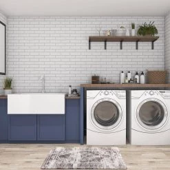 Distressed Traditional Gray 18"x30" Anti-Fatigue Standing Mat by World Rug Gallery 9 Distressed Traditional Gray 18"x30" Anti-Fatigue Standing Mat by World Rug Gallery -Shaw stor online gray world rug gallery kitchen mats 1013gray18x30 4f 1000