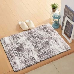 Distressed Traditional Gray 18"x30" Anti-Fatigue Standing Mat by World Rug Gallery 8 Distressed Traditional Gray 18"x30" Anti-Fatigue Standing Mat by World Rug Gallery -Shaw stor online gray world rug gallery kitchen mats 1013gray18x30 c3 1000