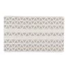 Boho Geometric Gray 18 in. x 30 in. Anti-Fatigue Standing Mat by World Rug Gallery