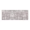 Contemporary Abstract Gray 18 in. x 47 in. Anti-Fatigue Standing Mat by World Rug Gallery