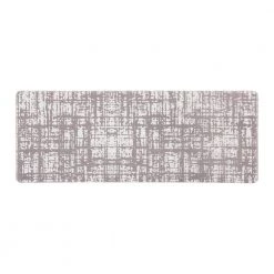 Contemporary Abstract Gray 18 in. x 47 in. Anti-Fatigue Standing Mat by World Rug Gallery