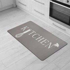 Kitchen Gray 18"x30" Anti-Fatigue Standing Mat by World Rug Gallery -Shaw stor online gray world rug gallery kitchen mats 1030gray18x30 31 1000