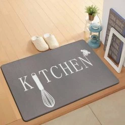 Kitchen Gray 18"x30" Anti-Fatigue Standing Mat by World Rug Gallery -Shaw stor online gray world rug gallery kitchen mats 1030gray18x30 c3 1000
