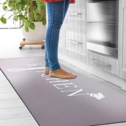 Kitchen Gray 18"x47" Anti-Fatigue Standing Mat by World Rug Gallery -Shaw stor online gray world rug gallery kitchen mats 1030gray18x47 c3 1000