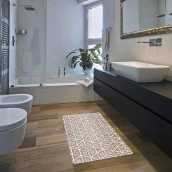 Modern Geometric Gray 18 in. x 30 in. Anti-Fatigue Standing Mat by World Rug Gallery 10 Modern Geometric Gray 18 in. x 30 in. Anti-Fatigue Standing Mat by World Rug Gallery -Shaw stor online gray world rug gallery kitchen mats 1034gray18x30 1f 1000