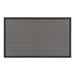 Stripe Textline Gray 18 in. x 30 in. Anti-Fatigue Standing Mat by World Rug Gallery