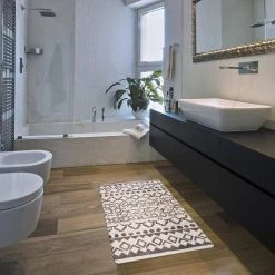 Gray Distressed Bohemian 18 in. x 30 in. Anti Fatigue Standing Mat by World Rug Gallery -Shaw stor online gray world rug gallery kitchen mats 787gray18x30 4f 1000