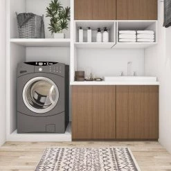 Gray Distressed Bohemian 18 in. x 30 in. Anti Fatigue Standing Mat by World Rug Gallery -Shaw stor online gray world rug gallery kitchen mats 787gray18x30 c3 1000