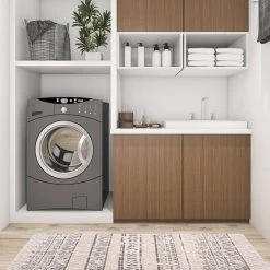 Gray Geometric Bohemian Design 18 in. x 47 in. Anti Fatigue Standing Mat by World Rug Gallery -Shaw stor online gray world rug gallery kitchen mats 814gray18x47 c3 1000