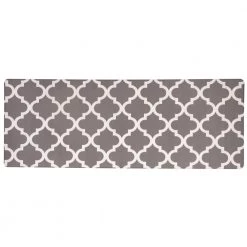Moroccan 18 in. X 47 in. Gray Anti-Fatigue Mat by World Rug Gallery