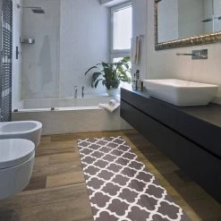 Moroccan 18 in. X 47 in. Gray Anti-Fatigue Mat by World Rug Gallery 9 Moroccan 18 in. X 47 in. Gray Anti-Fatigue Mat by World Rug Gallery -Shaw stor online gray world rug gallery kitchen mats 852gray18x47 c3 1000