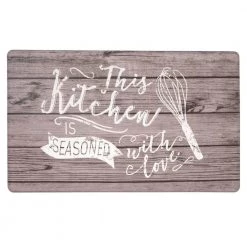 Kitchen Whisk 18 in. X 30 in. Gray Anti-Fatigue Mat by World Rug Gallery