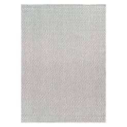 Gray 7 ft. 10 in. x 10 ft. Solid Flatweave Indoor/Outdoor Area Rug by World Rug Gallery