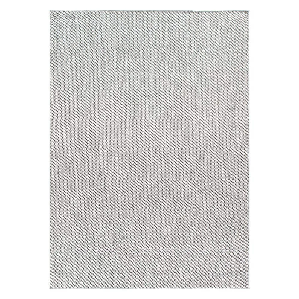 Gray 7 ft. 10 in. x 10 ft. Solid Flatweave Indoor/Outdoor Area Rug by World Rug Gallery 1 Gray 7 ft. 10 in. x 10 ft. Solid Flatweave Indoor/Outdoor Area Rug by World Rug Gallery