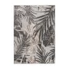 Gray 7 ft. 10 in. x 10 ft. Floral Leaves Indoor/Outdoor Area Rug by World Rug Gallery