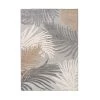 Gray 5 ft. x 7 ft. Contemporary Tropical Large Floral Indoor/Outdoor Area Rug by World Rug Gallery