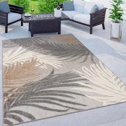 Gray 5 ft. x 7 ft. Contemporary Tropical Large Floral Indoor/Outdoor Area Rug by World Rug Gallery -Shaw stor online gray world rug gallery outdoor rugs 8013gray5x7 c3 1000