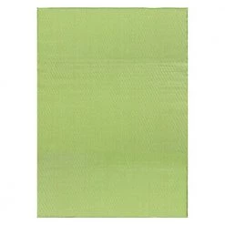 Green 7 ft. 10 in. x 10 ft. Solid Flatweave Indoor/Outdoor Area Rug by World Rug Gallery