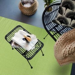 Green 7 ft. 10 in. x 10 ft. Solid Flatweave Indoor/Outdoor Area Rug by World Rug Gallery -Shaw stor online green world rug gallery outdoor rugs 5008green8x10 fa 1000