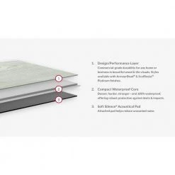 Vista 12 in. W x 24 in. L Havencrest Click Lock Vinyl Tile Flooring (15.83 sq.ft./case) by Shaw -Shaw stor online havencrest shaw vinyl tile hd88107052 fa 1000