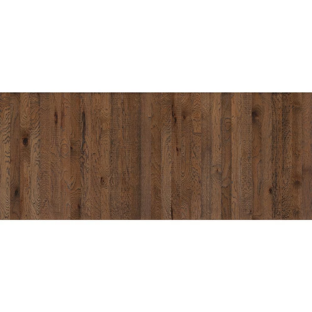 Greenville 5 in. W Hearth Engineered Hickory Hardwood Flooring (23.66 sq. ft./case) by Shaw 3 Greenville 5 in. W Hearth Engineered Hickory Hardwood Flooring (23.66 sq. ft./case) by Shaw - Image 3