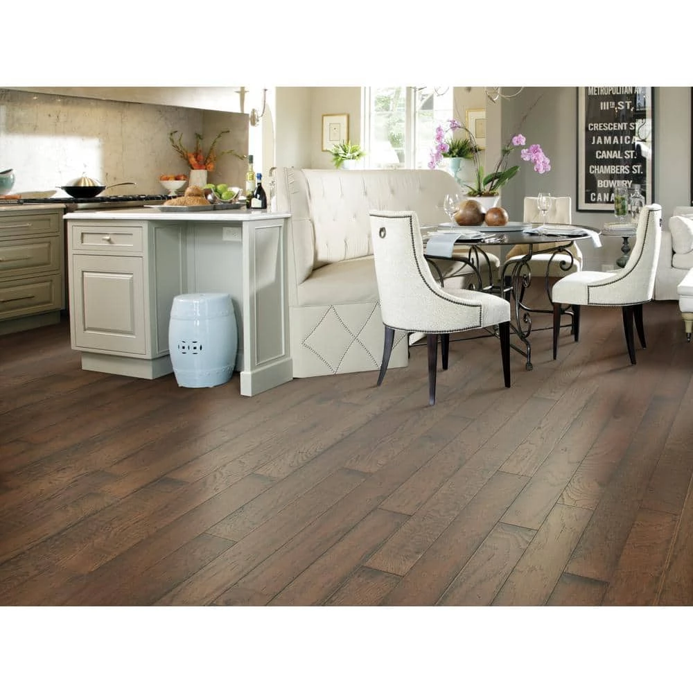 Greenville 5 in. W Hearth Engineered Hickory Hardwood Flooring (23.66 sq. ft./case) by Shaw 2 Greenville 5 in. W Hearth Engineered Hickory Hardwood Flooring (23.66 sq. ft./case) by Shaw - Image 2