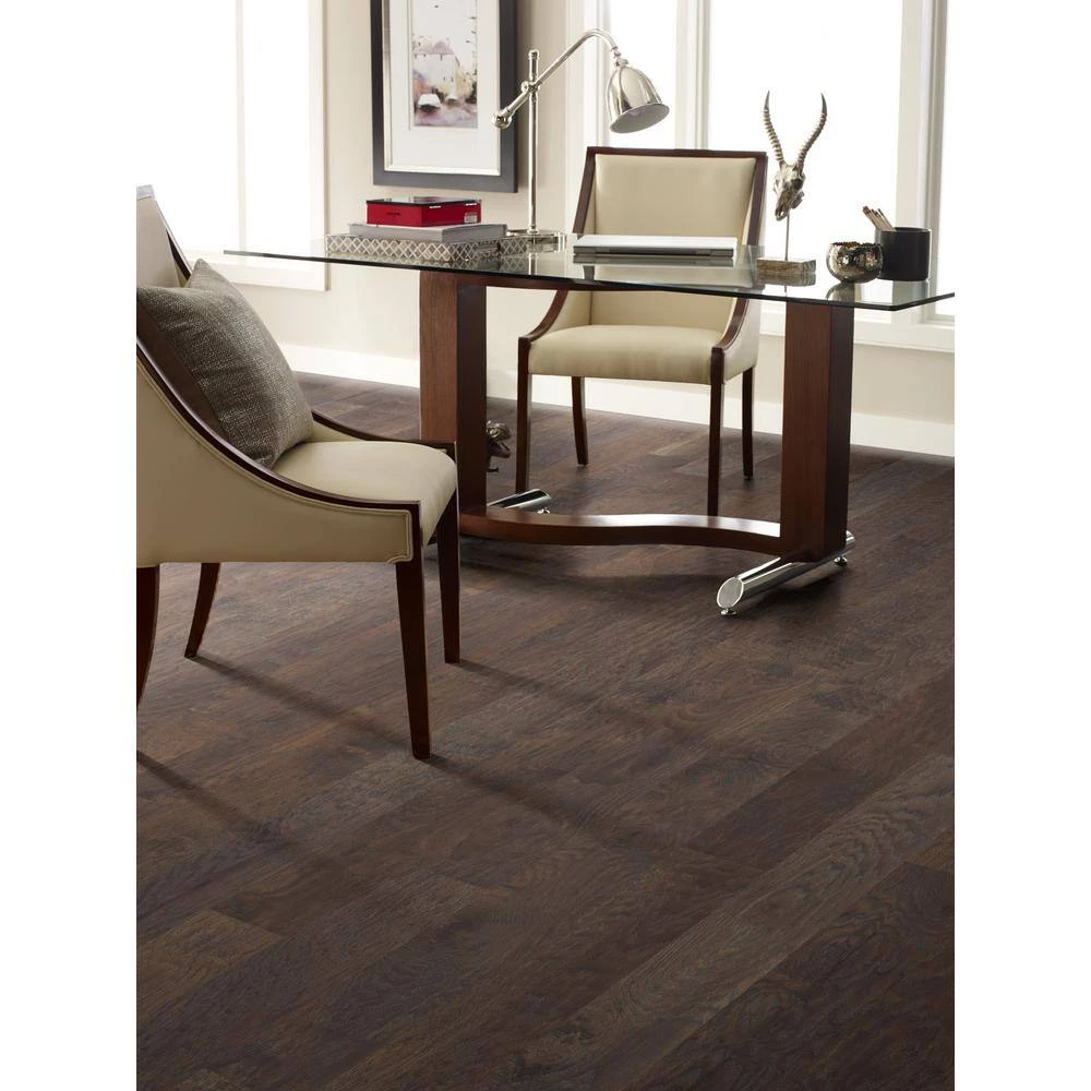 Canyon Hickory Heritage 3/8 in. T x 2-3/4 in. W x 78 in. L Stair Nose Molding by Shaw 2 Canyon Hickory Heritage 3/8 in. T x 2-3/4 in. W x 78 in. L Stair Nose Molding by Shaw - Image 2