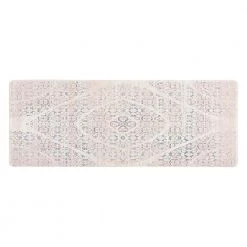 Distressed Boho Ivory 18 in. x 47 in. Anti-Fatigue Standing Mat by World Rug Gallery