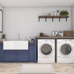 Bordered Bohemian Ivory 18 in. x 30 in. Anti-Fatigue Standing Mat by World Rug Gallery -Shaw stor online ivory world rug gallery kitchen mats 1011ivory18x30 4f 1000