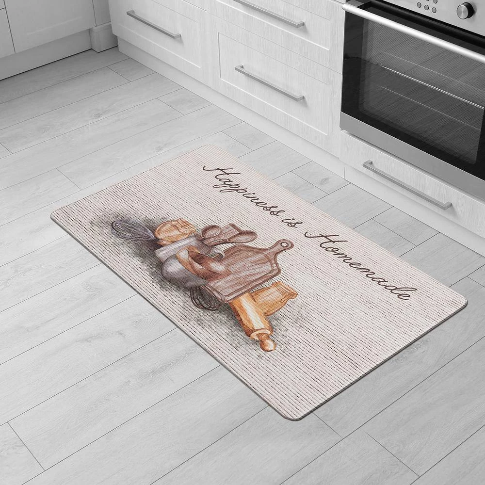 Homemade Ivory 18"x30" Anti-Fatigue Standing Mat by World Rug Gallery 6 Homemade Ivory 18"x30" Anti-Fatigue Standing Mat by World Rug Gallery - Image 6