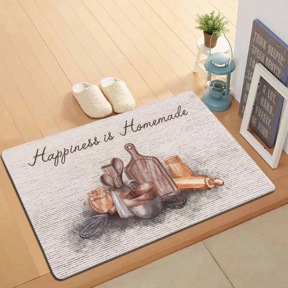 Homemade Ivory 18"x30" Anti-Fatigue Standing Mat by World Rug Gallery 3 Homemade Ivory 18"x30" Anti-Fatigue Standing Mat by World Rug Gallery - Image 3