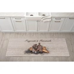 Homemade Ivory 18"x47" Anti-Fatigue Standing Mat by World Rug Gallery -Shaw stor online ivory world rug gallery kitchen mats 1027ivory18x47 4f 1000