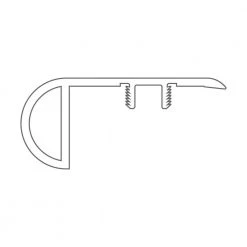 Grand Slam Mantle 1-1/8 in. T x 2-1/8 in. W x 94 in. L Stair Nose Molding by Shaw -Shaw stor online mantle shaw vinyl trim hdsn100568 1f 1000