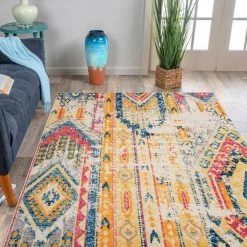 Bohemian Geometric Modern Multi 7 ft. 10 in. x 10 ft. Area Rug by World Rug Gallery -Shaw stor online multi world rug gallery area rugs 230multi8x10 31 1000