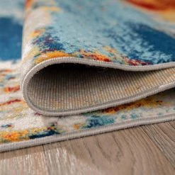 Splash Contemporary Multi 5 ft. x 7 ft. Area Rug by World Rug Gallery -Shaw stor online multi world rug gallery area rugs 236multi5x7 4f 1000