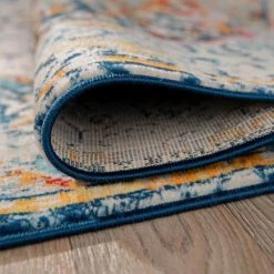 Boho Distressed Traditional Multi 5 ft. x 7 ft. Area Rug by World Rug Gallery -Shaw stor online multi world rug gallery area rugs 237multi5x7 4f 1000