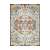 Boho Distressed Traditional Multi 5 ft. x 7 ft. Area Rug by World Rug Gallery