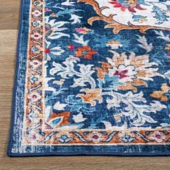 Multi 5 ft. x 7 ft. Bohemian Distressed Machine Washable Area Rug by World Rug Gallery 13 Multi 5 ft. x 7 ft. Bohemian Distressed Machine Washable Area Rug by World Rug Gallery -Shaw stor online multi world rug gallery area rugs 7021multi5x7 1f 1000