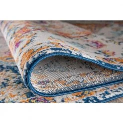 Vintage Distressed Bohemian 7 ft. 10 in. x 10 ft. Multi Area Rug by World Rug Gallery -Shaw stor online multi world rug gallery area rugs mon836multi8x10 4f 1000