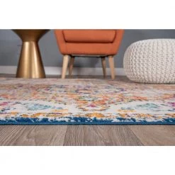 Vintage Distressed Bohemian 7 ft. 10 in. x 10 ft. Multi Area Rug by World Rug Gallery -Shaw stor online multi world rug gallery area rugs mon836multi8x10 c3 1000