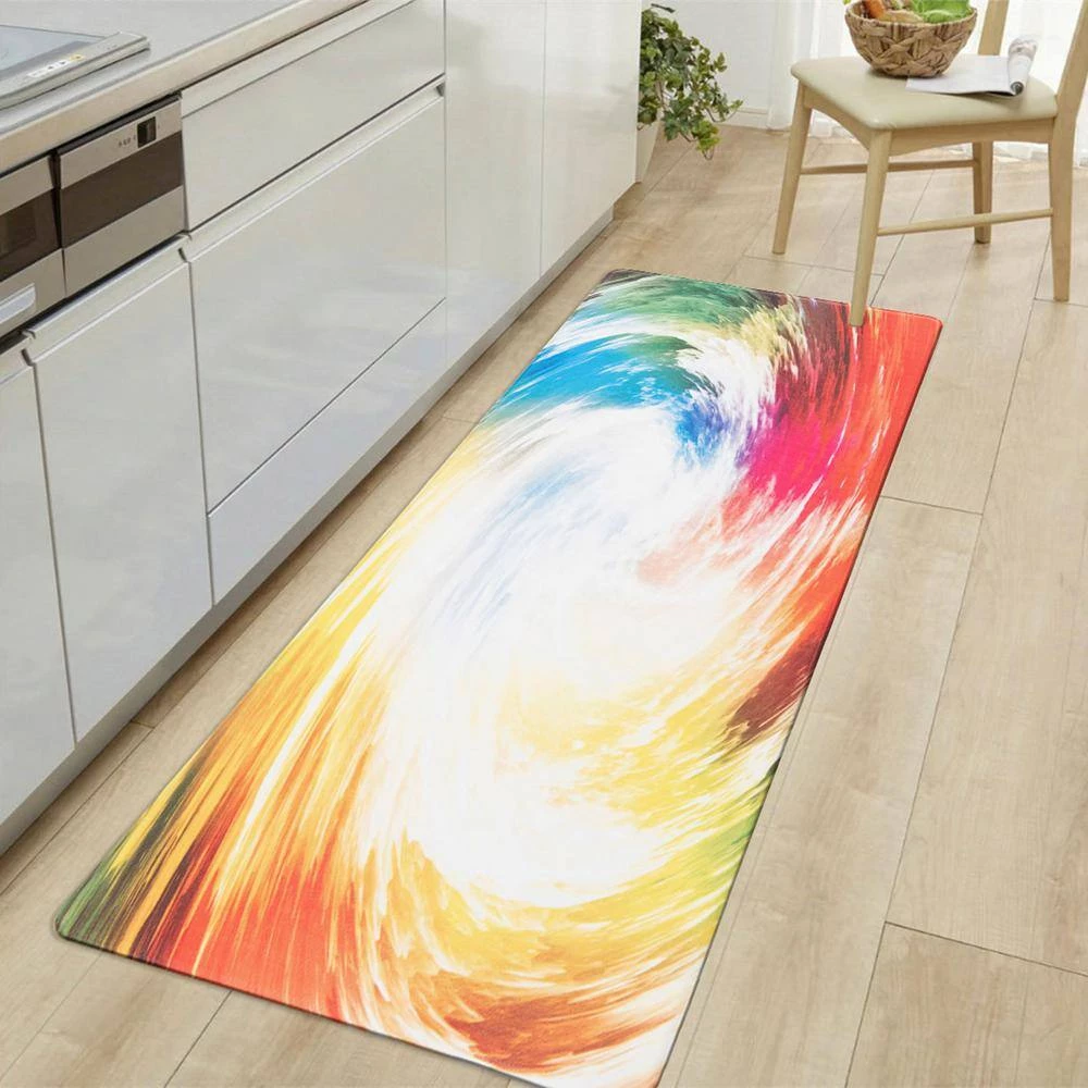Contemporary Waves Multi 18 in. x 47 in. Anti-Fatigue Standing Mat by World Rug Gallery 6 Contemporary Waves Multi 18 in. x 47 in. Anti-Fatigue Standing Mat by World Rug Gallery - Image 6