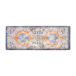 Multi Distressed Bohemian Vintage 18 in. x 47 in. Anti Fatigue Standing Mat by World Rug Gallery