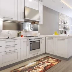 Village 18 in. X 47 in. Multi Anti-Fatigue Mat by World Rug Gallery -Shaw stor online multi world rug gallery kitchen mats 860multi18x47 31 1000