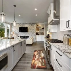 Village 18 in. X 47 in. Multi Anti-Fatigue Mat by World Rug Gallery -Shaw stor online multi world rug gallery kitchen mats 860multi18x47 c3 1000